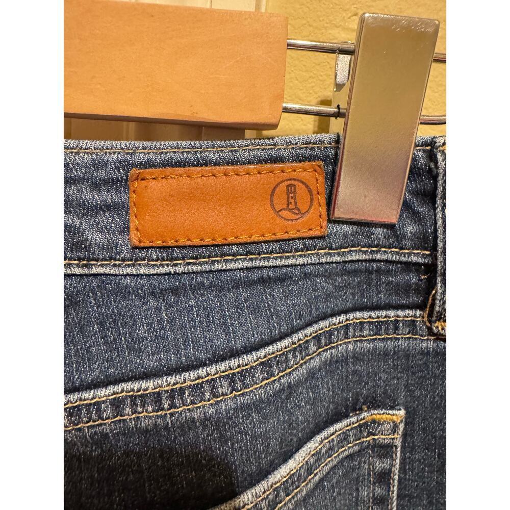 Lands’ End Mid Rise Crop Blue Denim Jeans Sz 4 - Picture 6 of 12